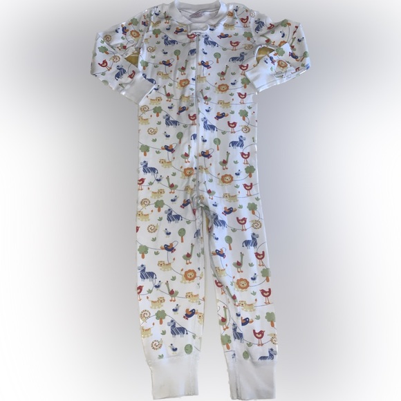 Hanna Andersson full zip cotton Pj’s size 90/ 3T. UNISEX - Picture 2 of 11